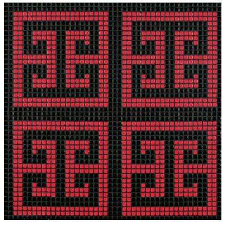 KEY RED  DECORI OPUS ROMANO BISAZZA CON KIT DI INSTALLAZIONE 06004535SLK-Archigo.it