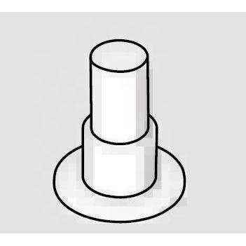 KIT COPRITUBO 3,5 CM BIANCO ANTRAX C3B-Archigo.it