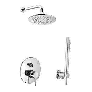 KIT DOCCIA LIG015CR COMPOSTO: LIG015CR+ ZSOF074CR+ ZSOF035CR+ ZDUP094CR CROMO PAFFONI KITLIG015CR-Archigo.it