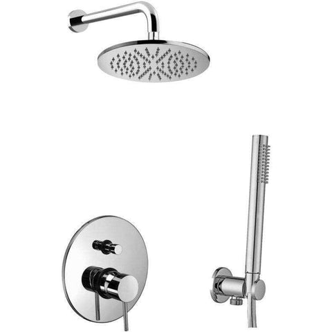 KITLIG015 LIGHT KIT DOCCIA COMPLETO CROMATO PAFFONI-Archigo.it