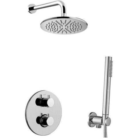 KITLIQ018 LIGHT KIT DOCCIA COMPLETO CROMATO PAFFONI-Archigo.it