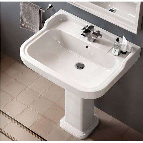 LAVABO 64 EFI LATTE  FLAMINIA 6007LAT-Archigo.it