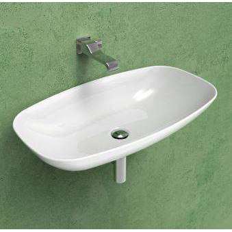 LAVABO 75 NUDASLIM DA APPOGGIO - SOSPESO ARGILLA  FLAMINIA ND75LARG-Archigo.it