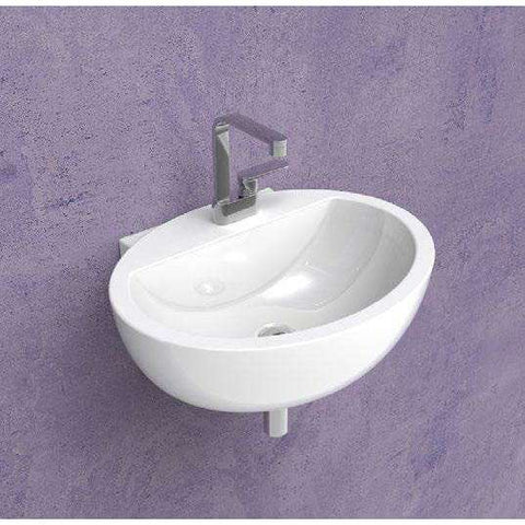 LAVABO DIP PIANO RUBINETTERIA LATTE  FLAMINIA DP481LAT-Archigo.it