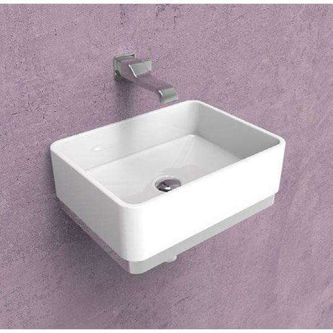 LAVABO MINIWASH 48X36 DA APPOGGIO - SOSPESO DEC.ORO  FLAMINIA MWL48OB-Archigo.it