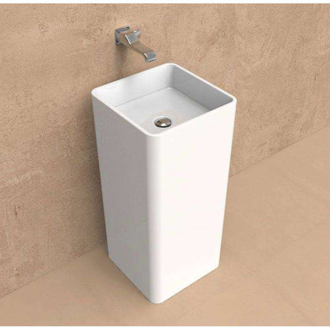 LAVABO MONOWASH PARETE PLATINO  FLAMINIA MW40PPLA-Archigo.it