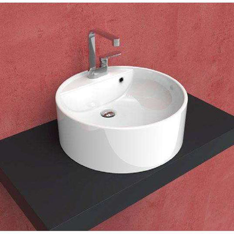 LAVABO TWIN SET 52 APPOGGIO BIANCO  FLAMINIA 5050/A-Archigo.it