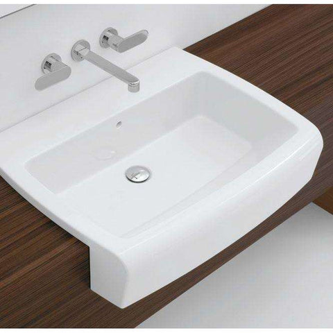 LAVABO UNA 75 SEMINCASSO LATTE  FLAMINIA UNA75LLAT-Archigo.it