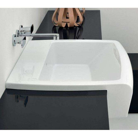 LAVABO UNA 90 SEMINCASSO NERO  FLAMINIA UNA90LNER-Archigo.it