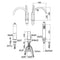 LEC040 LEVEL MISCELATORE BORDO VASCA 3 FORI CROMATO PAFFONI-Archigo.it