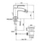 LES135 LEVEL MISCELATORE MONOCOMANDO BIDET ø1.1/4" CROMATO PAFFONI-Archigo.it