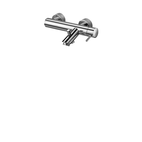 LIG022 LIGHT MISCELATORE MONOCOMANDO ESTERNO VASCA SENZA DUPLEX CROMATO PAFFONI-Archigo.it