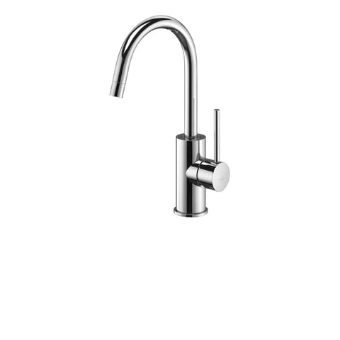 LIG078 LIGHT MISCELATORE LAVABO CANNA GIREVOLE ø18 NERO OPACO PAFFONI-Archigo.it