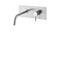 LIG101 LIGHT MISCELATORE LAVABO INCASSO 2FORI STEEL E PIASTRA INOX PAFFONI-Archigo.it