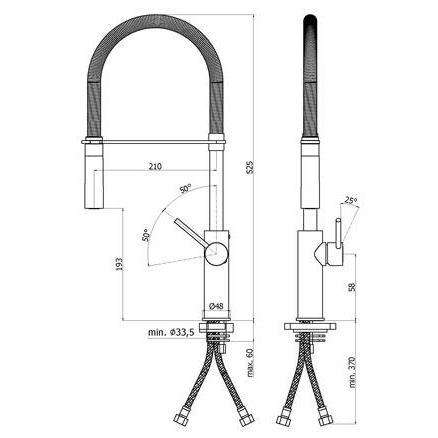 LIG179 LIGHT MISCELATORE MONOCOMANDO LAVELLO PROFESSIONAL CROMATO PAFFONI-Archigo.it