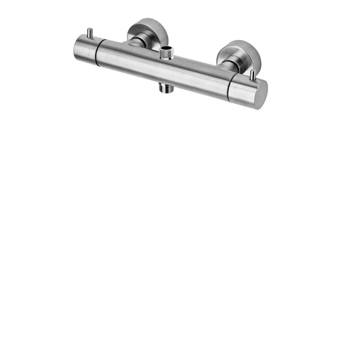 LIQ169 LIGHT TERMOSTATICO ESTERNO DOCCIA CON DEVIATORESTEEL PAFFONI-Archigo.it