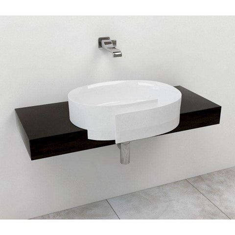 MENSOLA FORTY6 80-250X40 PI. BLU ULTRAMARINA  FLAMINIA F6RL56SBU-Archigo.it