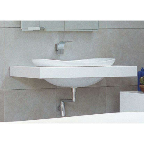 MENSOLA LAVABO 75 CM.100 F.C. BEIGE  FLAMINIA IO75M1BG-Archigo.it