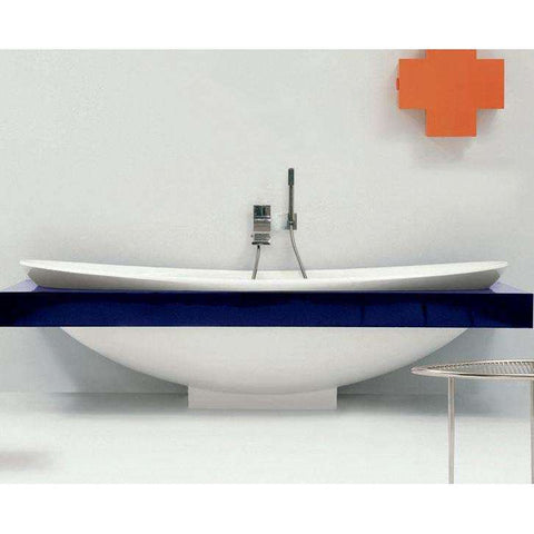 MENSOLA VASCA CM.200 PIETRALUCE GRIGIO LAVA  FLAMINIA IO84M1GLA-Archigo.it