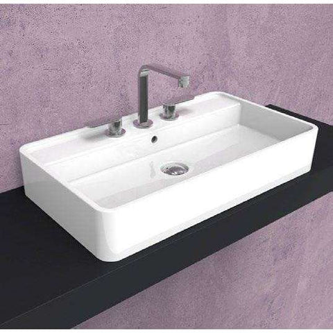 MINIWASH 75 APPOGGIO RUBINETTERIA PETROLIO  FLAMINIA MW75PRPET-Archigo.it