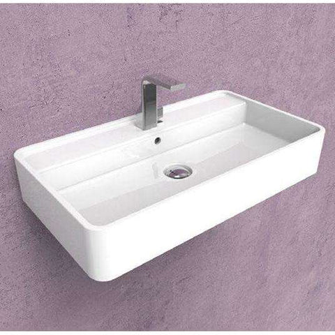 MINIWASH 75 SOSPESO RUBINETTERIA LATTE  FLAMINIA MW75SLAT-Archigo.it