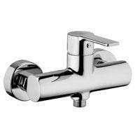 MISCELATORE DOCCIA ESTERNO 1/2' DUPLEX D.TRIESTE BIS SUP.NS.LEVA ABS CON FX ZIGRIN. RED CROMO PAFFONI RED168DCR-Archigo.it