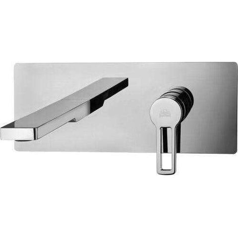 MISCELATORE INCASSO 2 FORI CON PIASTRA RETTANGOLARE E BOCCA MM.200 WEST CROMO PAFFONI WS105CR-Archigo.it