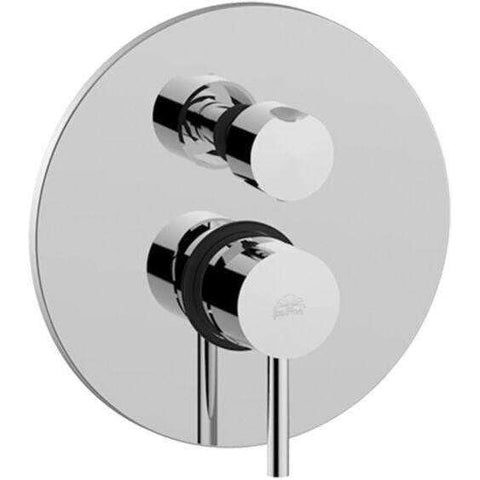 MISCELATORE INCASSO CON DEVIATORE CON 2 USCITE STICK STEEL LOOKING PAFFONI SK018ST-Archigo.it