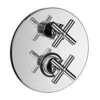 MISCELATORE INCASSO TERMOSTATICO CON 1 USCITA QUATTRO CROMO PAFFONI QTV013CR-Archigo.it