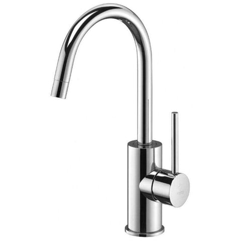 MISCELATORE LAVABO GIREVOLE T/C CANNA D.18 OMBRELLO LAVABO LIGH STEEL LOOKING PAFFONI LIG078ST-Archigo.it