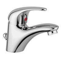 MISCELATORE LAVABO SCARICO AUTOMATICO 1"1/4 NETTUNODUE CROMO + GOLD FINISH PAFFONI ND075CO-Archigo.it