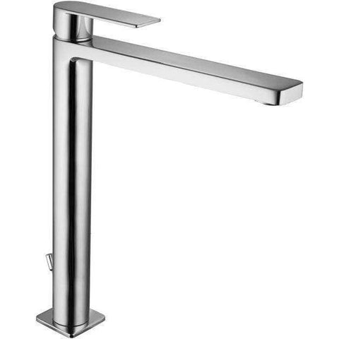 MISCELATORE LAVABO SENZA A 1' 1/4 PROLUNGATO TANGO STEEL LOOKING PAFFONI TA085ST-Archigo.it