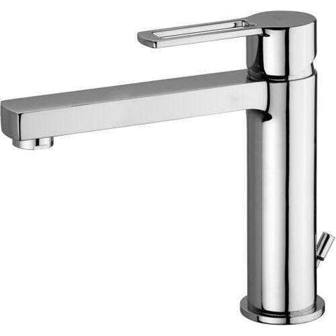 MISCELATORE LAVABO T/C CON SCARICO CLIC-CLAK 1"1/4 PROLUNGATO MEDIO RINGO BIANCO OPACO PAFFONI RIN074KBO-Archigo.it