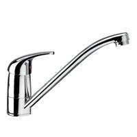 MISCELATORE LAVELLO MONOFORO CON TUBO NETTUNODUE CROMO + GOLD FINISH PAFFONI ND182TCO-Archigo.it