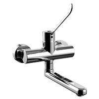 MISCELATORE LAVELLO MURO CANNA PIATTA LEVA CLINICA RED CROMO PAFFONI RED302CR-Archigo.it