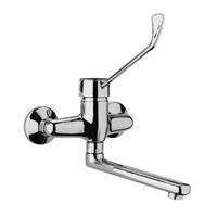 MISCELATORE LAVELLO MURO LEVA CLINICA NETTUNO CROMO PAFFONI NT302CR-Archigo.it