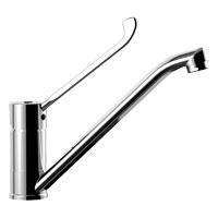 MISCELATORE MONOFORO LAVELLO CANNA TUBO CON LEVA CLINICA RED CROMO PAFFONI RED303CR-Archigo.it