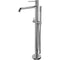 MISCELATORE VASCA A PAVIMENTO CON DEVIATORE E DOCCIA SENZA BASE FREE-STANDING LIGHT STEEL LOOKING PAFFONI LIG032ST-Archigo.it