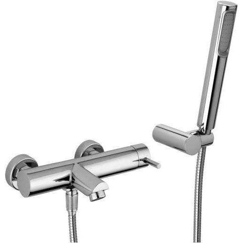 MISCELATORE VASCA SENZA DUPLEX STICK STEEL LOOKING PAFFONI SK022ST-Archigo.it