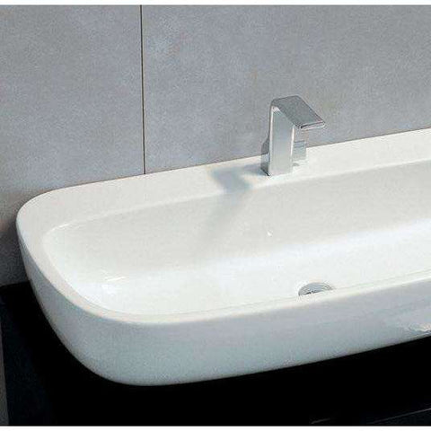 MONO' LAVABO 100 APPOGGIO - SOSPESO LATTE  FLAMINIA MN100LLAT-Archigo.it