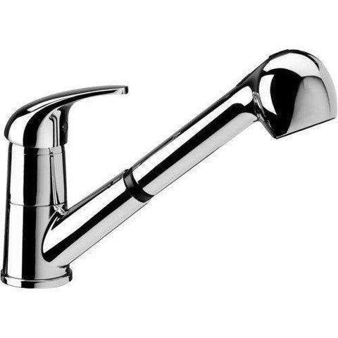 ND183 MISCELATORE MONOCOMANDO LAVELLO CON DOCCETTA CROMATO PAFFONI-Archigo.it