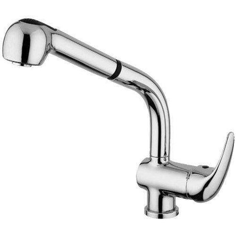 ND185 MISCELATORE MONOCOMANDO LAVELLO CON DOCCETTA TERRA DI FRANCIA/CROMO PAFFONI-Archigo.it