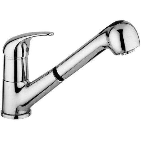 ND196 MISCELATORE MONOCOMANDO LAVELLO CON DOCCETTA CROMATO PAFFONI-Archigo.it