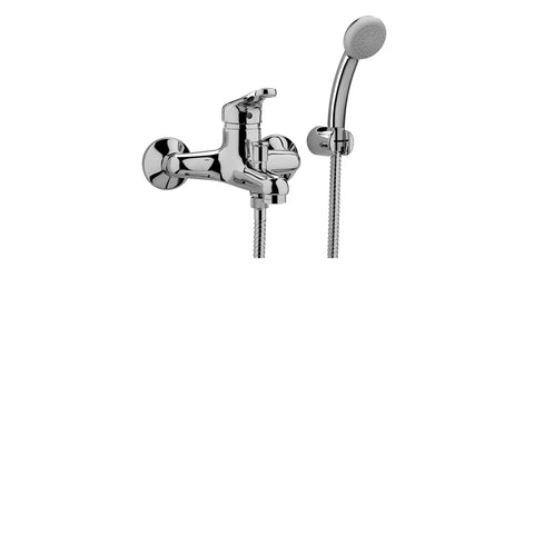 NT026 NETTUNO MISCELATORE MONOCOMANDO ESTERNO VASCA CON DUPLEX CROMATO PAFFONI-Archigo.it