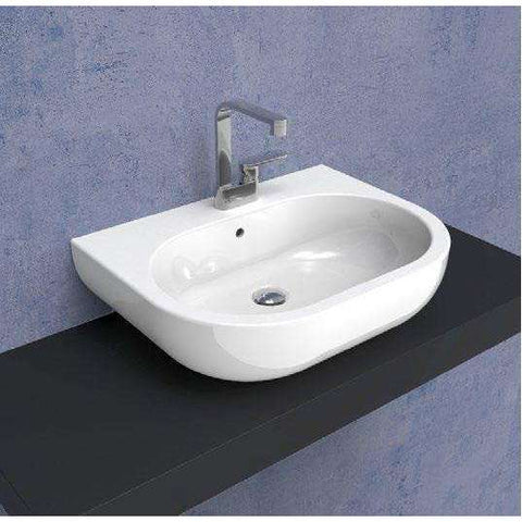 PASS LAVABO 62 APPOGGIO - SOSPESO BIANCO  FLAMINIA PS62L