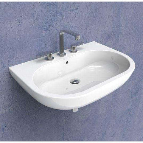 PASS LAVABO 72 APPOGGIO - SOSPESO BIANCO  FLAMINIA PS72L