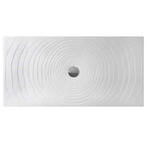 PIATTO DOCCIA 80X160 DROP DA APPOGGIO - INCASSO GRAFITE  FLAMINIA DR8016GRA