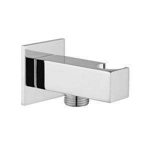 PRESA ACQUA QUADRA CON SUPPORTO SENZA VALVOLA SICUREZZA CROMO PAFFONI ZSUP032CR