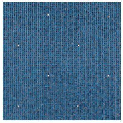 RAIN BLUE  DECORI 10 BISAZZA CON KIT DI INSTALLAZIONE 06001452VLK