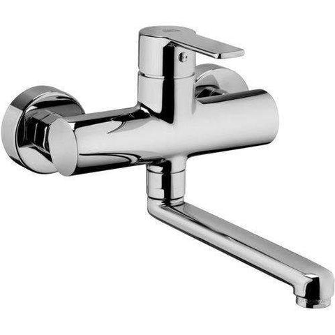 RED161 RED MISCELATORE MONOCOMANDO LAVELLO A PARETE CROMATO PAFFONI-Archigo.it